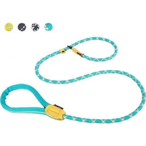 Dog Training Leash Slip Rope Lead Durable Strong Heavy Duty No Pull Anti-Choking Leashes Reflective Lead for Medium Large Dogs