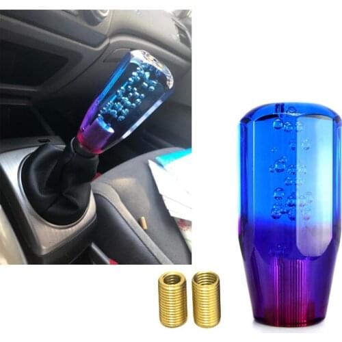 Car Styling Crystal Bubble Shift Gear Knob 15CM /10CM JDM Shift Knob Manual Stick Bubble Gear Shifter Crystal Universal Auto