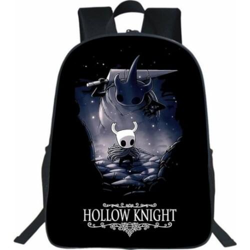 Game Hollow Knight Backpack Kindergarten Cartoon School Bag Teens Girl Storage Bag Travel Bags Mochila