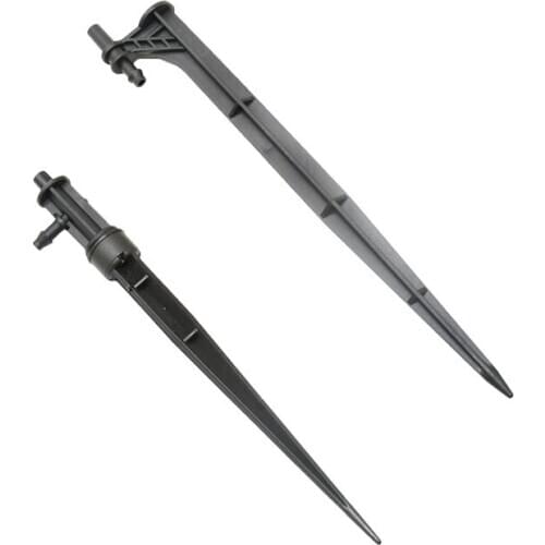 6mm garden Micro sprinklers nozzle support Refraction rotating nozzle holder Connectable 1/4" hose Water nozzle adapter 100pcs