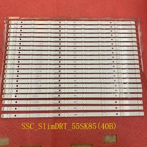 20pcs/set LED Backlight bar For LG 55SM9010PLA 55SM9010 55SK8500PSA 55SK8500 SSC_SlimDRT_55SK85(40B)_CASE2 55SK85-8LED HC550DQB