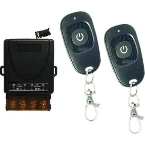 Universal 433mhz DC9V 12V 24V 36V 48V 30A relay 1 CH RF Wireless radio Remote Control switch Receiver Transmitter
