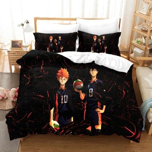 Volleyball Team Boys Bedding Set 3D Printed Comforter Kids Adult 2/3 PCS Bedspread with Pillowcase Quilt Bedline Home Textile