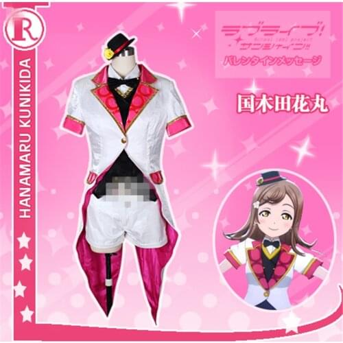 Love Live Sunshine All Member Kunikida Hanamaru 13th Theatrical Version The Future Tickets Cosplay Costume Uniform Suits Coat