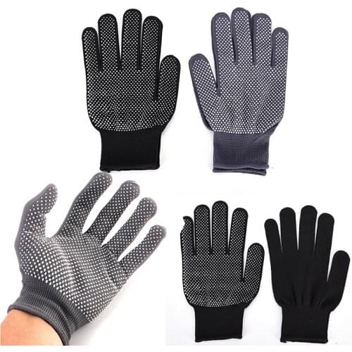 1Pair Hairdressing Heat Resistant Finger Glove Hair Straightener Curling Thermal Styling Gloves Hair Care Styling Tools