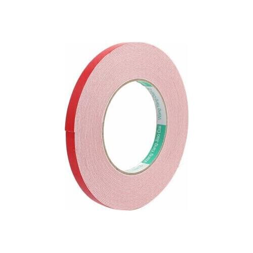 1pcs Door Seal 8mmx1mm Dual-side Adhesive Shockproof Sponge Foam Tape 10M Long