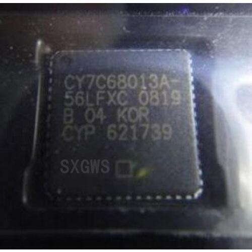 10 PIECES. Free shipping CY7C68013A CY7C68013A-56LFXC CYPRESS NEW