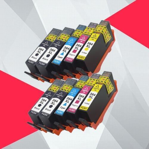 10PK Compatible Ink Cartridge Replacement for HP 364 XL 364xl for Deskjet 3070A 7510 photosmart 5510 5515 5520 7520 B109a 6510