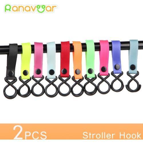 2 Pcs/Lot Baby Stroller Hook Buggy Diaper Bag Hook Hanger Pram Hooks Holder Clips Stroller Shopping Hook Stroller Accessories