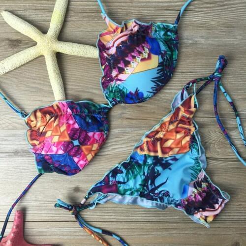 2017 Swimwear Bikini Push Up Bikinis Brazilian Sexy Bandage Beach Swimwear Ladies Swimsuit Bathing Suit Maillot De Bain BJ088