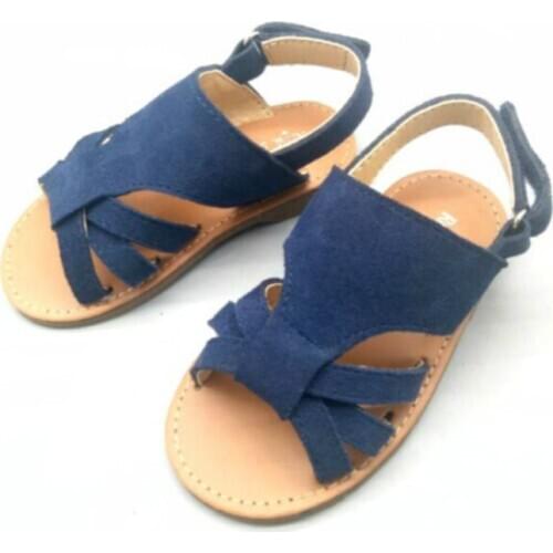 2018 Girls Sandals Genuine Leather Childrens Sandals Open Toe Girls Shoes Solid Color Kids Sandals Baby Summer Shoes 150-210cm