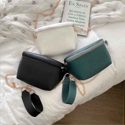 2021 Waist Bag for Women Pu Shoulder Crossbody Chest Bag Belt Handbag