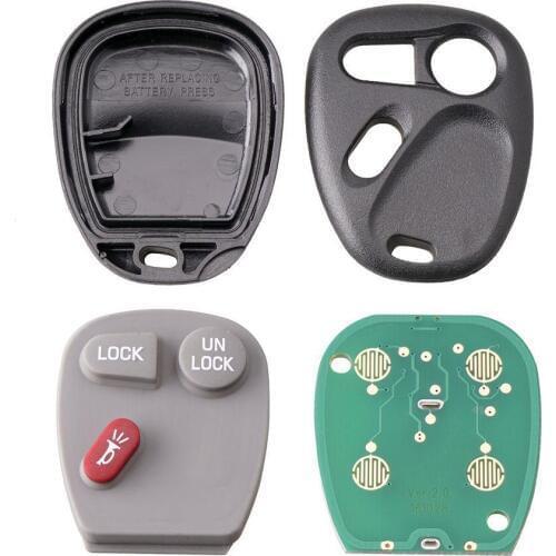 For Chevrolet Silverado Suburban S10 Tahoe Yukon 2002-2004 Car Remote Key 315 Mhz 3 Buttons Keyless Entry Key Fob KOBLEAR1XT
