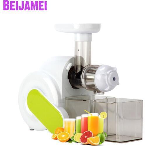 BEIJAMEI Kitchen Electric Fruit Vegetable Slow Juicer Commercial Home Orange juice making vegetable cutter meat grinder