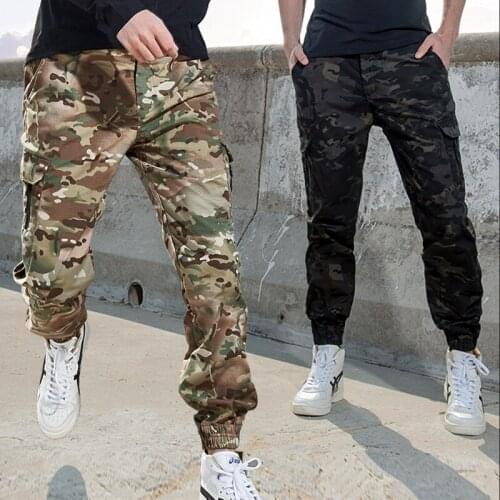 Tactical Jogger Pants US army Camouflage Cargo Pants Streetwear Men Work Trousers Wear Resistant Urban Spring Autumn