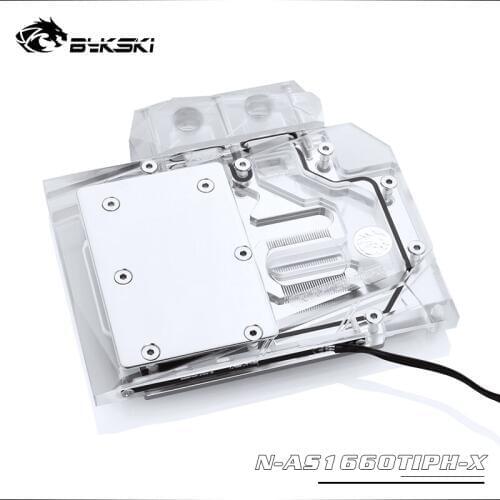Bykski N-AS1660TIPH-X GPU Water Cooling Block for ASUS PH-GTX1660TI-O6G Phonix