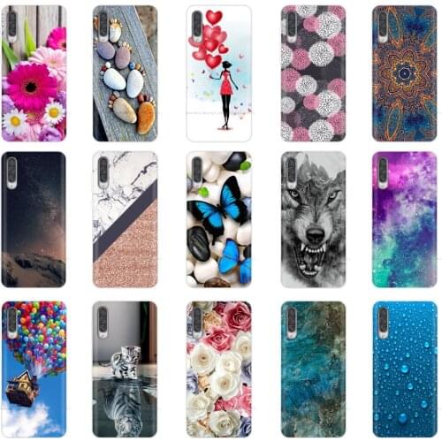 Case For Samsung Galaxy A50 Case Silicone Transparent Back Cover For Samsung A50 A505 A505F bumper coque soft tpu phone cases