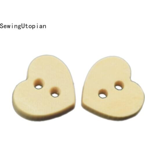 50PCS Handmade Wooden Buttons for Crafts Wedding Decoration Clothing Sewing Accessories Supplies Wholesale Wood Button