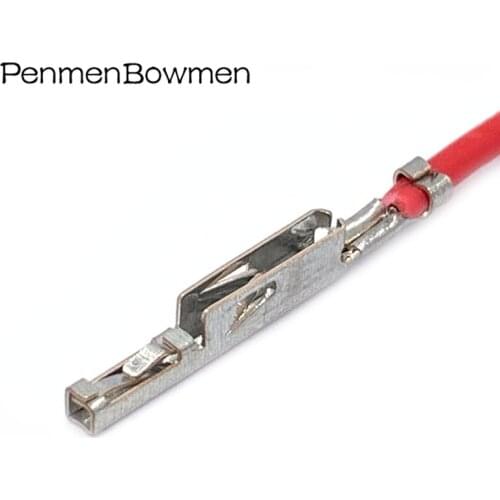 Auto Crimp Pins Loose Female Terminal Automobile Tin Sckt Splice Contact Terminal IL-AG5-C1-5000 G15 With 20AWG Cable