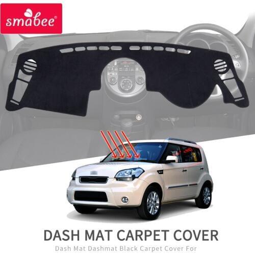 Smabee Dash Mat for KIA Soul 2010 ~ 2013 AM Plus MK1 Accessories Anti-Slip Dashmat Pad Dashboard Cover Carpet Sun Shade Mat
