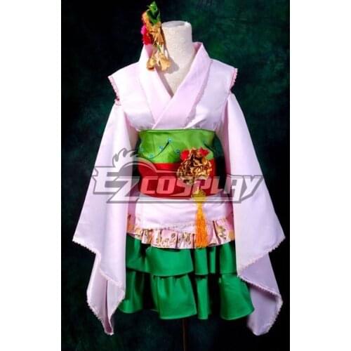 Macross Frontier The Wings of Goodbye Ranka Lee Orian Kimono Cosplay Costume E001