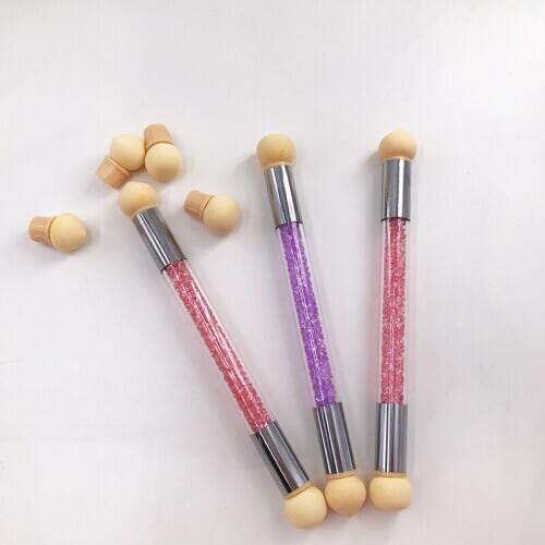 Nail Brush Set Gradient Sponges Nail Art Brushes Pen Acrylic Gel Glitter Powder Picking Dotting Tools Manicure Nail Brushes