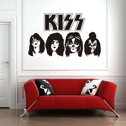 Musician Band Wall Decals Home Decor Teen Room Vinyl Nursery Interior Wall Stickers School Dormitory House Decoration Z079