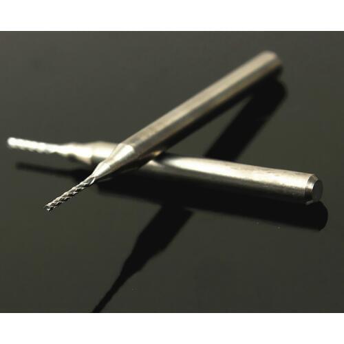 New High Quality PCB Plastic Carbide Drill 10CPS 0.8mm Milling Cutter Tungsten Steel Miniature Carbide Carving Drill 3.175