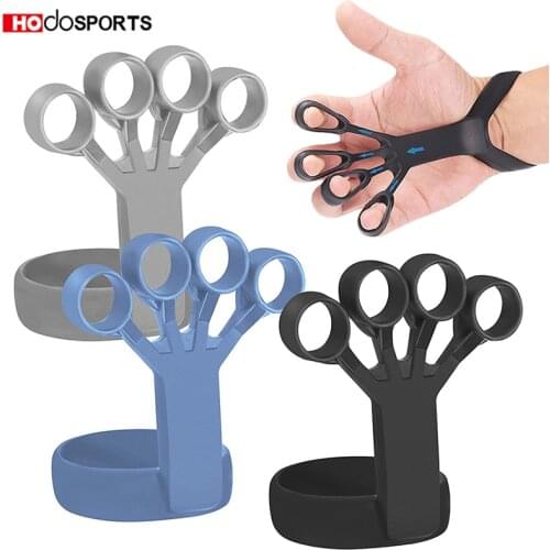 Silicone Grip Device Finger Exercise Stretcher Arthritis Hand Grip Trainer Strengthen Rehabilitation Training To Relieve Pain
