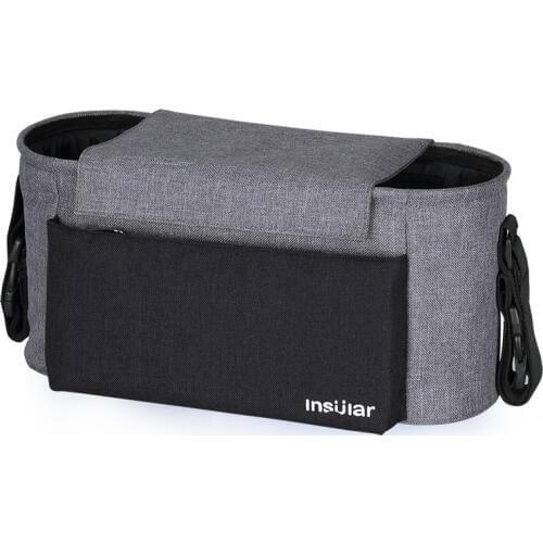 Portable Mother Maternity Bag for Baby Stuffs Diaper Bag for Nursing Bottle Nappy Organizer Pouch Baby Stroller Pram Hanging Bag