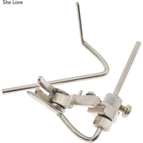 Chzimade Industrial Sewing Machine Parts Foot Presser Around Gauge Steel Double Guide Rod Accessories