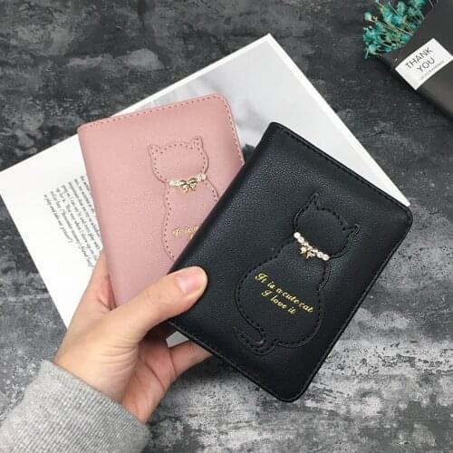 Women Tassel Wallet Printing Cartoon Cat PU Leather Women Wallet Brand Designed Coin Purse Female Card Holder Cute Girl Wallet