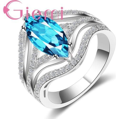 New Tend Fashion Hollow Wide Band Metal Jewelry Top-End 925 Sterling Silver Women Rings for Wedding/Party/Anniversary