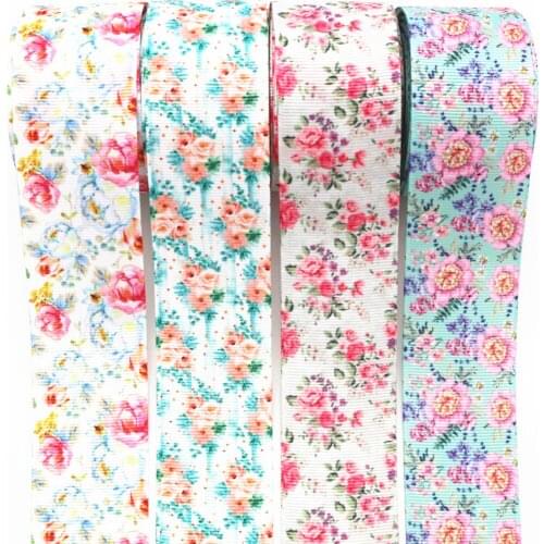 38mm10yards floral floral ribbon gift box package ribbon decoration ribbon bow ribbon rib