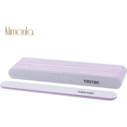 5pcs Professional Sandpaper Nail File 100/180 Nail Art Sanding Buffer Files Acrylic UV Gel Tips Nail Polish Blocks Beauty Tools