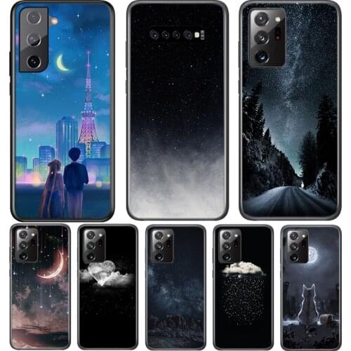 Starry Sky At Night For Samsung Galaxy S21 S20 FE Ultra S10 S10E Lite 5G S9 S8 S7 S6 Edge Plus Phone Case