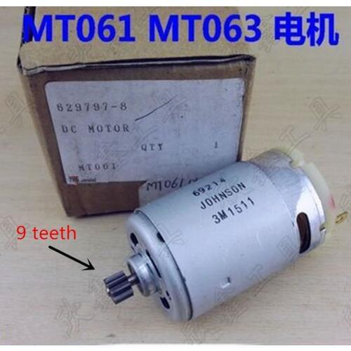 9 Teeth 12 teeth Motor for Maktec MT060SK2 MT061SK2 MT062SK2 MT063SK2 MT064SK2 MT061 Cordless Drill Driver