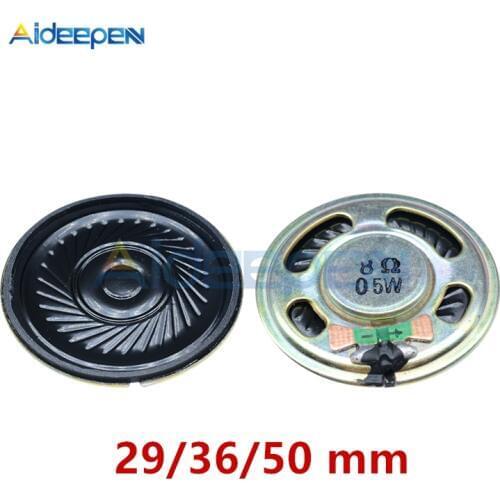 2Pcs/lot 8 Ohm 0.5W Small Trumpet 29mm 36mm 50mm Diameter Loudspeaker Loud Speaker