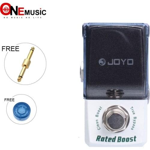 Joyo Rated Boost Clean Booster Effect guitar pedal JF-301 New Ironman Mini Series guitar Pedal with pedal Connector