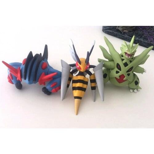 TAKARA TOMY Pokemon Doll MC Mega SP Beedrill Tyranitar Action Figure Sharpedo Metagross Gardevoir Adult Collection Figure