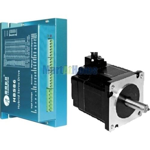 Leadshine 300W CNC Hybrid Servo Driver Kit - HBS86 Drive & 86HS40-EC-1000 Motor #SM584 @SD
