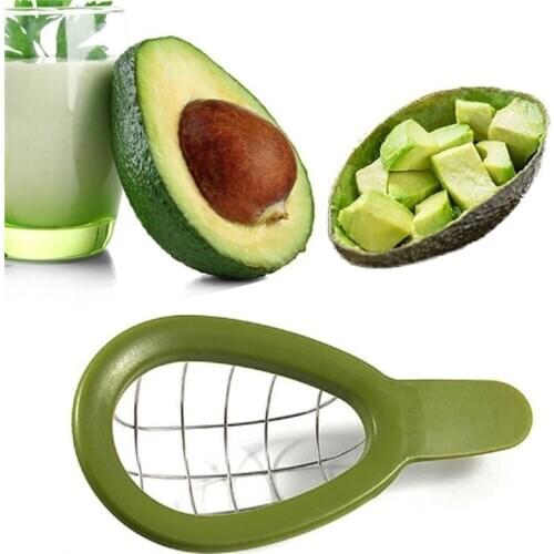 1 PC Avocado slicer melon cutter dice & cube avocados pulp separator kitchen tool