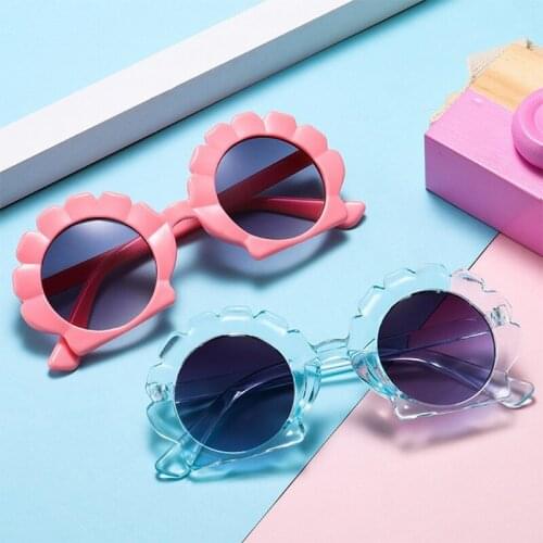Irregular Kids Sunglasses Cartoon Shell Children Shades Girls Personality Trend Boys Sun Glasses