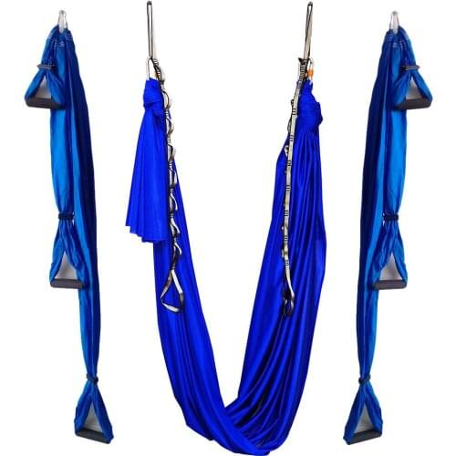 New AerialYoga Hammock Swing Trapeze Anti-Gravity Inversion Aerial Traction Device Yoga belts,come with yoga bed and wing handle