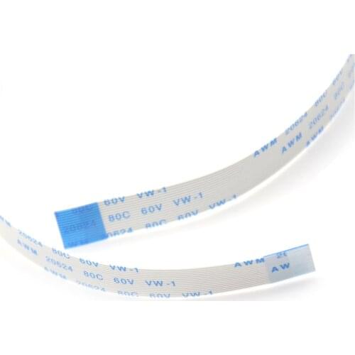 One Piece Pitch FFC FPC Ribbon Flat Cable Forward Direction For TTL Flex For Camera Touchpad Mouse Pad 30cm Length 15Pins 0.5mm