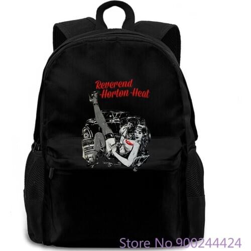Authentic REVEREND HORTON HEAT Band Smell Of Gasoline M L XL 2XL NEW Sleeve Homme backpack