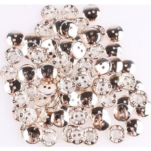 Easter Diy Metal Scrapbooking Buttons For Clothing Crafts Sewing Accessories Handmade Scrapbook Buttons Decorative 100Pcs E