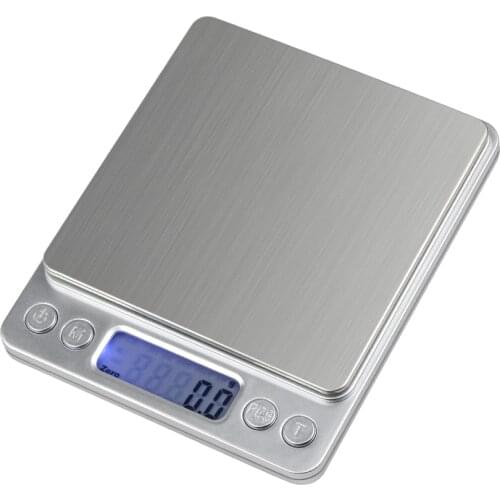 LCD Portable Electronic Digital Scales Pocket Kitchen Jewelry Weight Balance Stainless Steel Weighing Scale