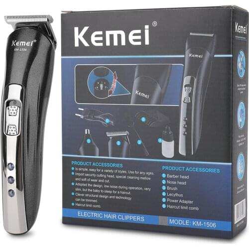 Three in One Professional Barber Clipper Cordless Hair Trimmer Men Electric Hair Clipper Hair Grooming Beard Shaver