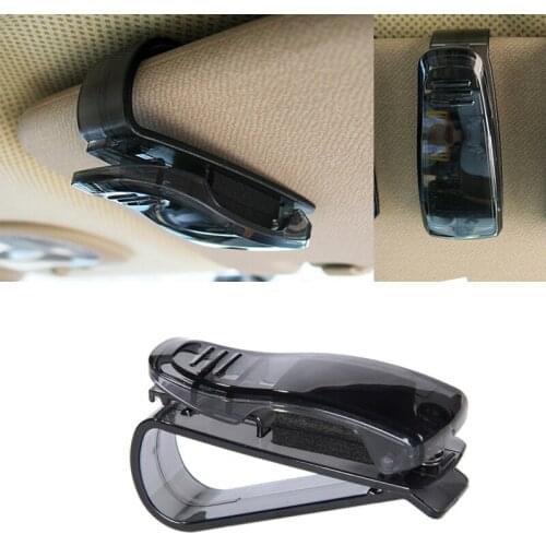 Universal Car Auto Sun Visor Glasses Box Sunglasses Clip Card Ticket Holder Fastener Pen Case Eyeglasses Accessories